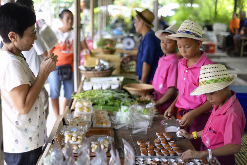 เด็กๆ ตลาดสุขใจ